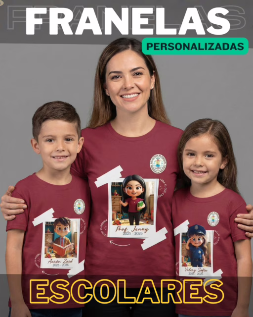 👕 Franelas Escolares Personalizadas
Para promociones, actos y uso institucional.
🎓 Promociones
🏫 Colegios y escuelas
⚽ Instituciones educativas y deportivas
Diseñamos franelas que cuentan historias y crean recuerdos.
📲 Contáctanos hoy y cotiza sin compromiso.
#FranelasPersonalizadas #PromociónEscolar #FranelasEscolares
#IdentidadInstitucional #RecuerdosQuePermanecen #Escuelas #Colegios #tachiraventas ##Táchira #sancristobal #NJStore