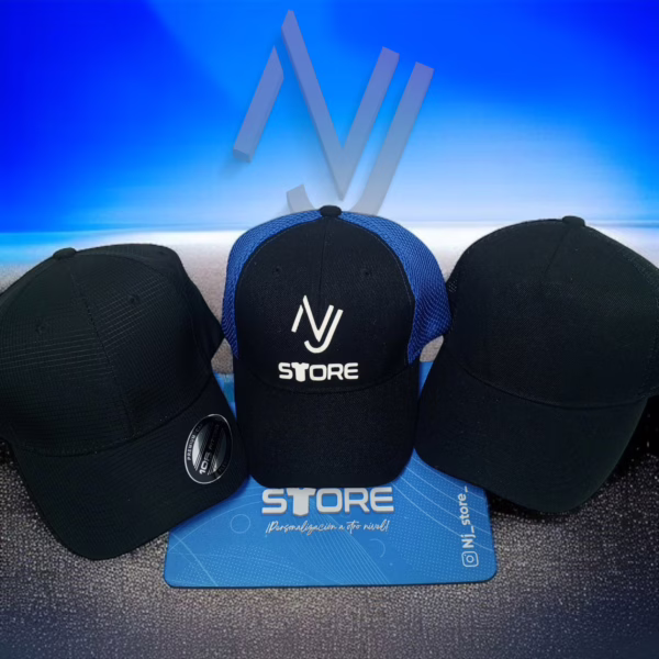 gorras-estampado-nj-store-1 Sublimación textil | Vinil | DTF | Bordados | Estampados | Confección textil